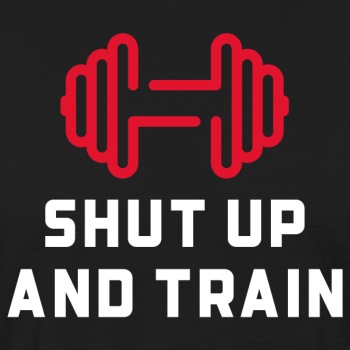 Shut up and train - Organic T-shirt for men