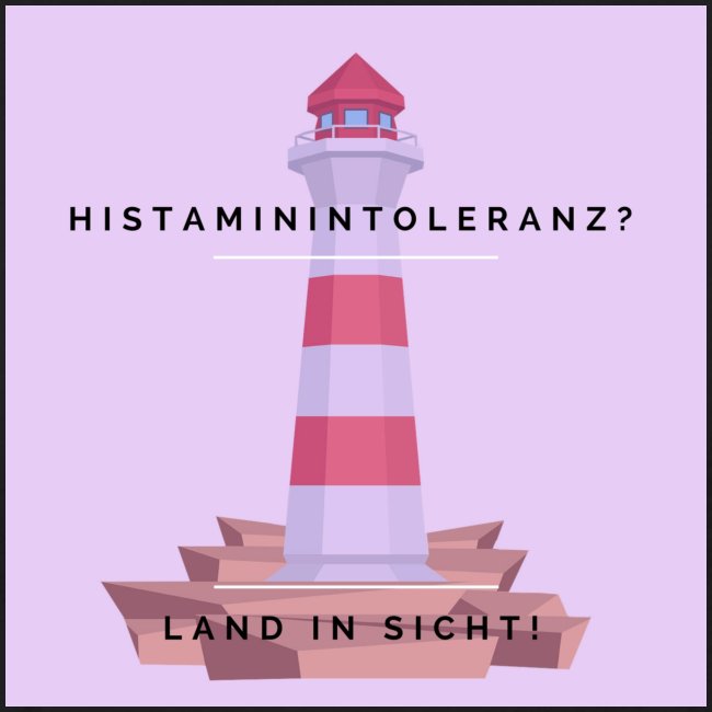 Histaminintoleranz – Land in Sicht (lila)
