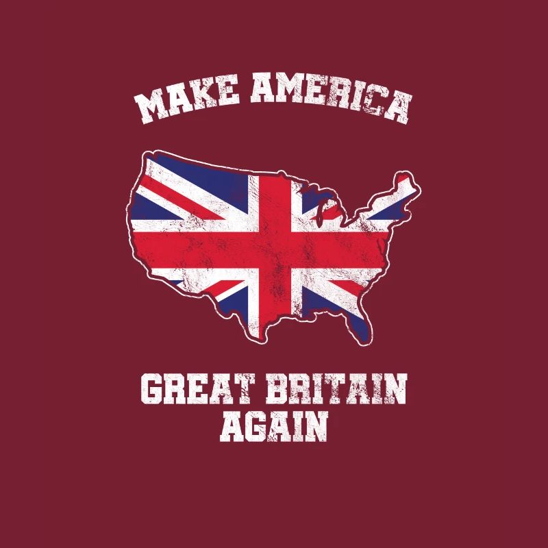 Make America Great Britain Again Drapeau britannique