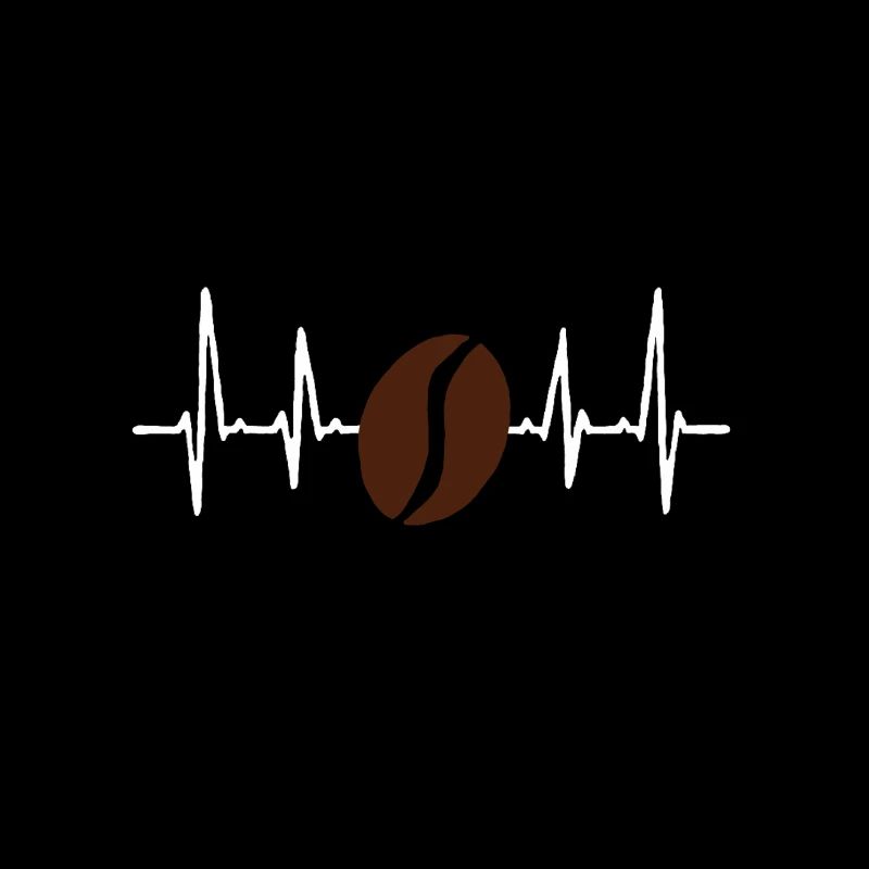 Kaffee Herzschlag Kaffeebohne Coffee Cafe