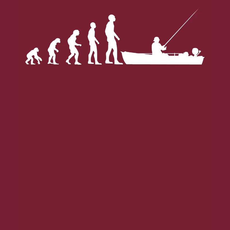 Pêcheur pêche bateau de pêche Evolution Drôle cadeau
