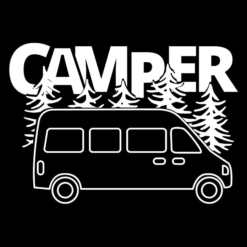 Wohnmobil Wohnwagen Camper Spruch Campervan Bus