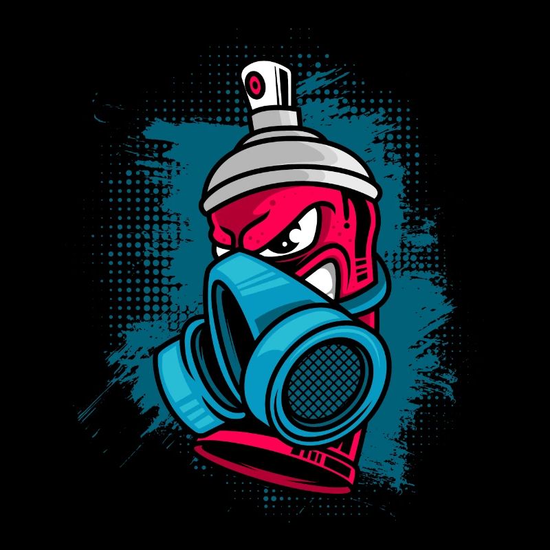 Spray Can Painter Art Graffiti
