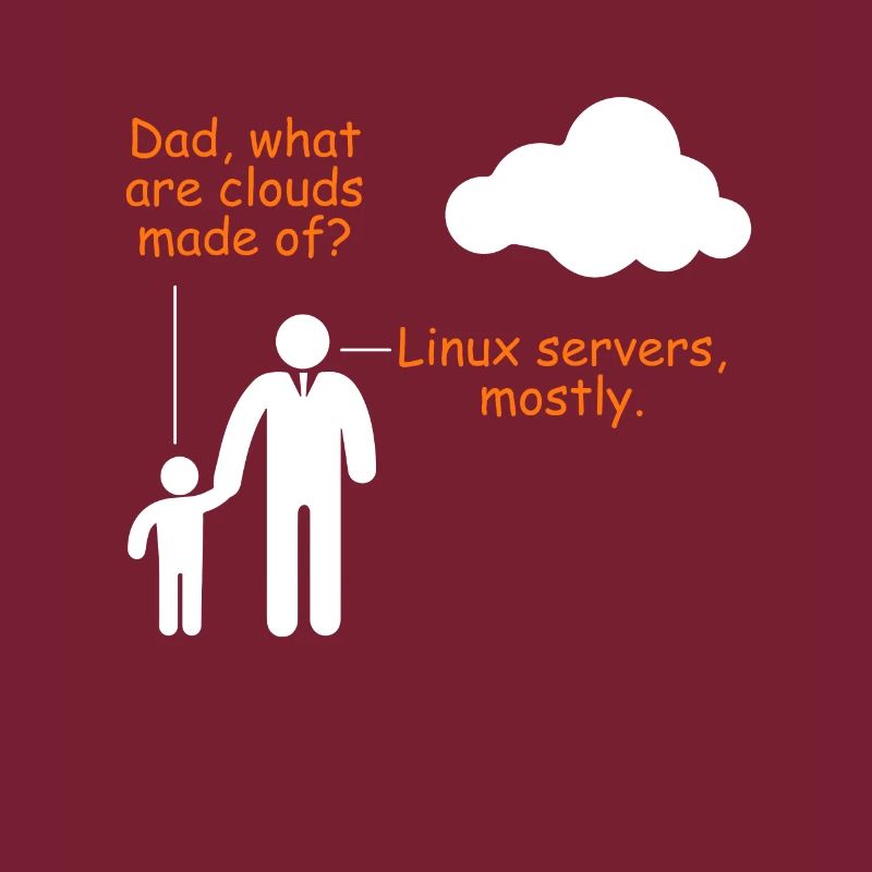 Linux Server Witz Informatiker Humor Software