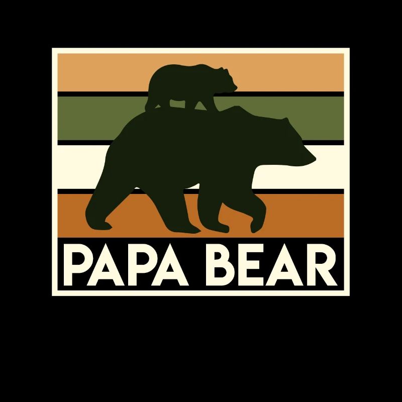 Papa Bear werdender Papa Vatertag