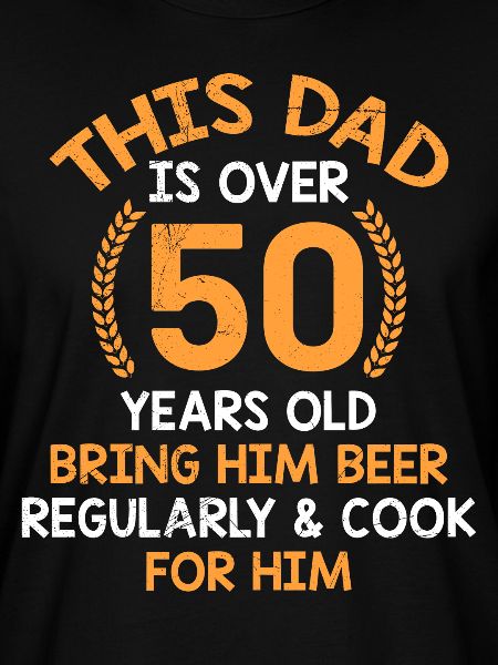 Denne far er over 50 år og har fødselsdag 50 år