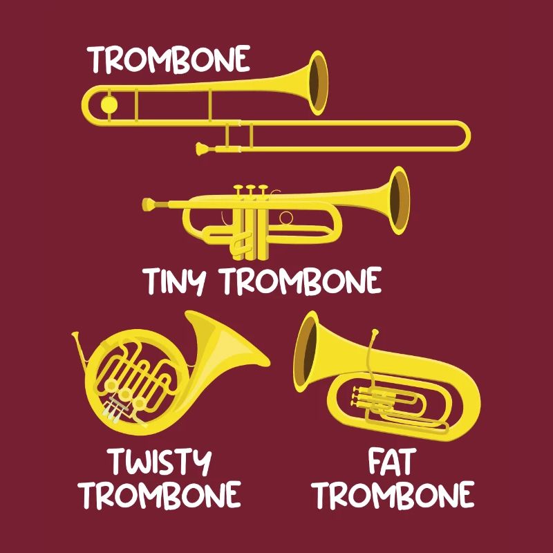 Small Trombone Curvy Trombone Thick Trombone
