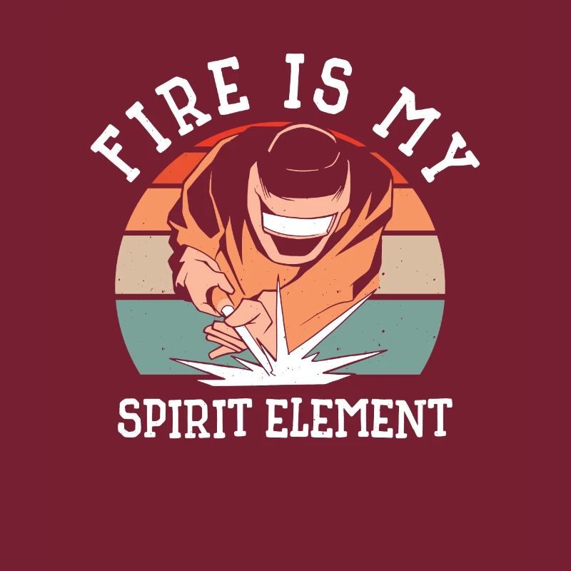 Welding Fire Spirit Element Metalworker Blacksmith