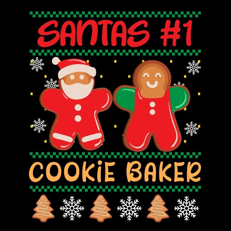 Santa's Nummer 1 Cookie Baker Weihnachten