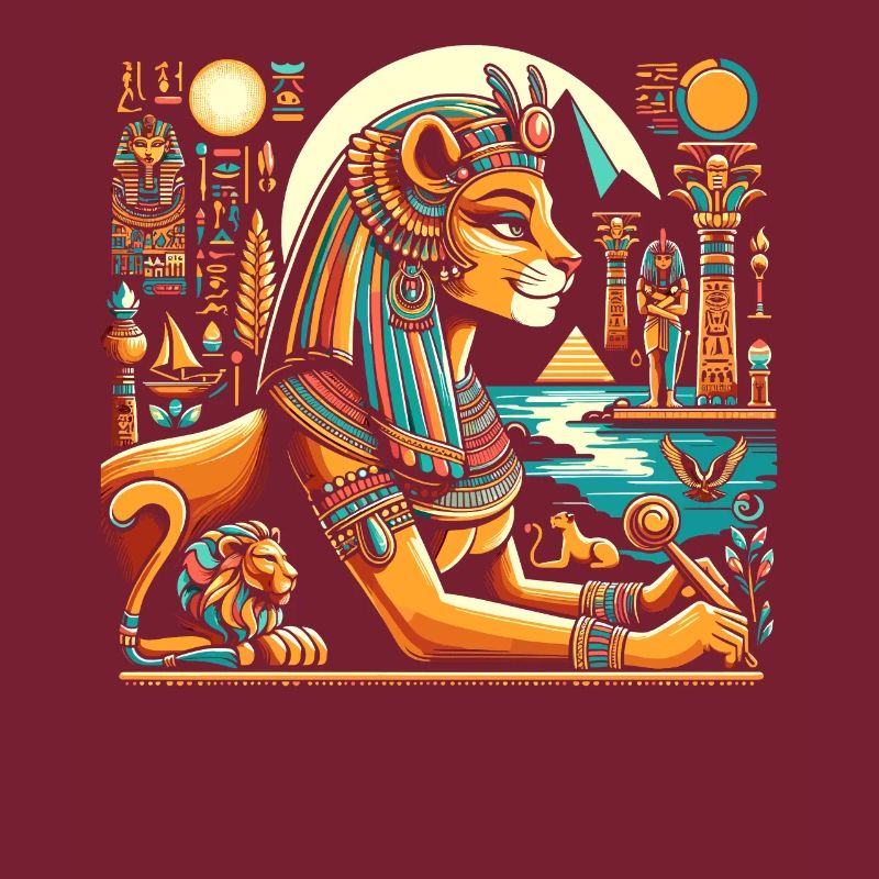 Bastet Déesse égyptienne Égypte Pyramide Égypte