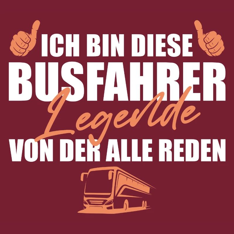 Busfahrer Legende Berufskraftfahrer Geschenk
