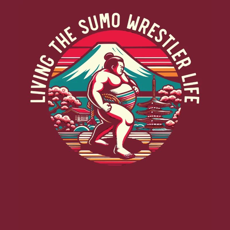 Sumo-Ringer Japanisches Ringen Sumo-Ringen