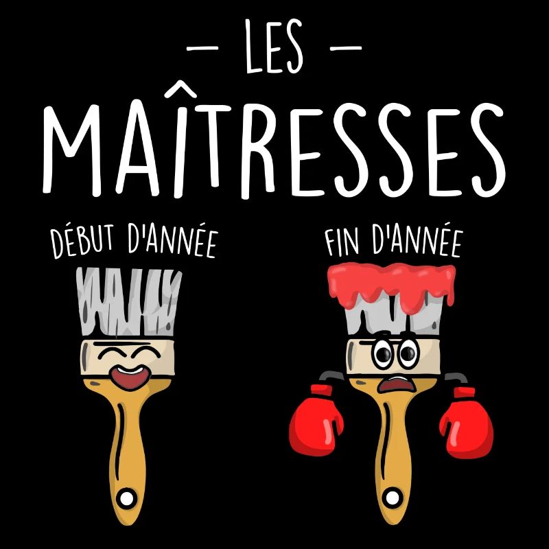 Les maîtresses en début et fin d'année