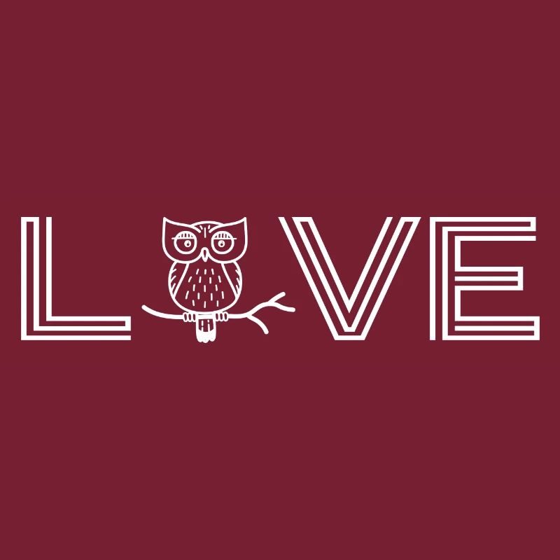 Eule "love-Eule" Eulendesign