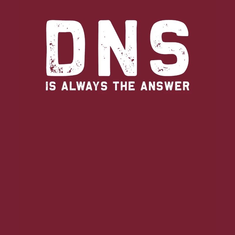 "DNS Ist Immer Die Antwort" System Engineering