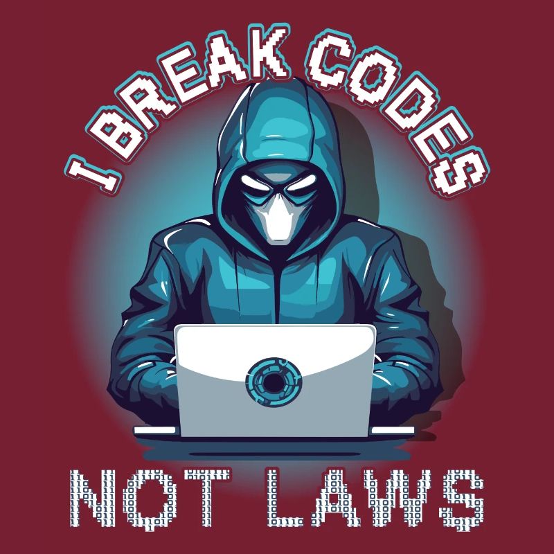 Cybersécurité Art Hacking Amateur Informatique Nerd