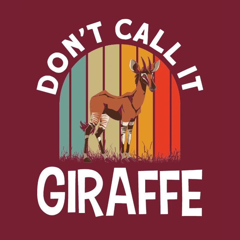 Funny zookeeper okapi lover