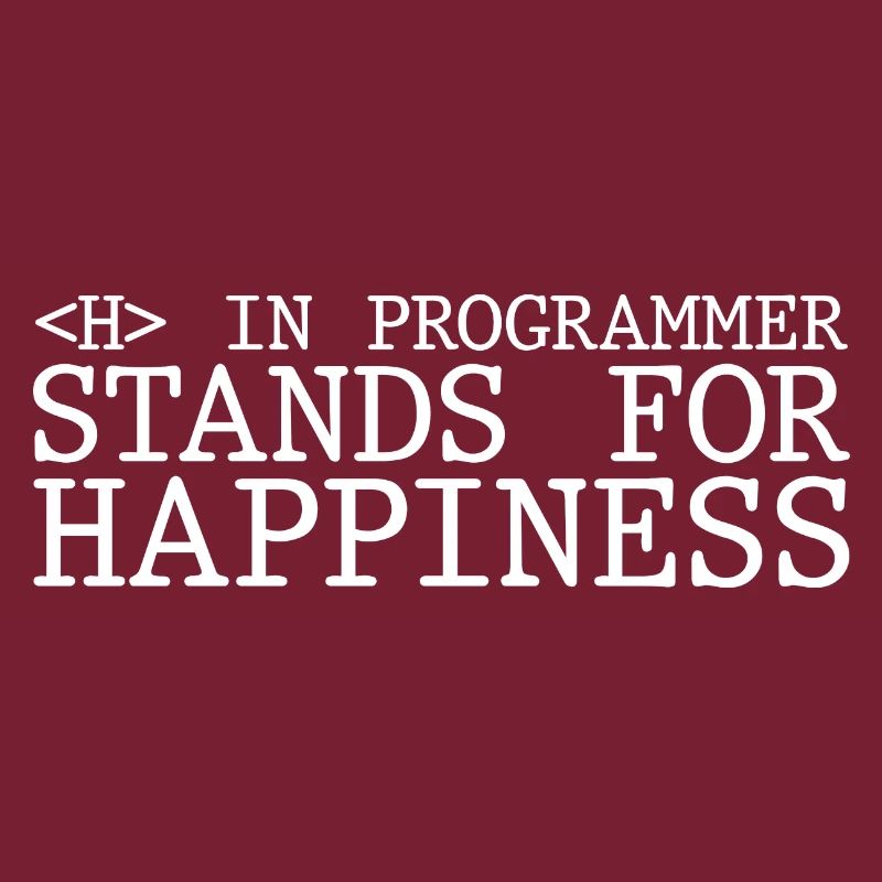 H In Programmer représente le bonheur
