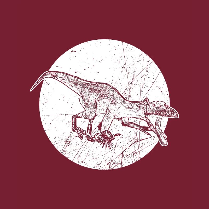 Utharaptor Dinosaurier der Urzeit Jäger Reptil