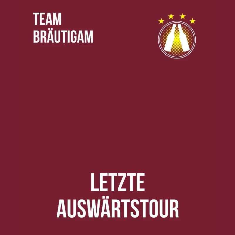 Bräutigam Support Team JGA Junggesellenabschied