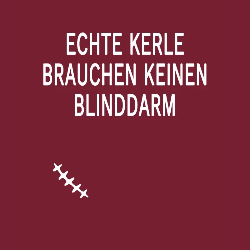 Blinddarm Operation Narbe Appendix Geschenk