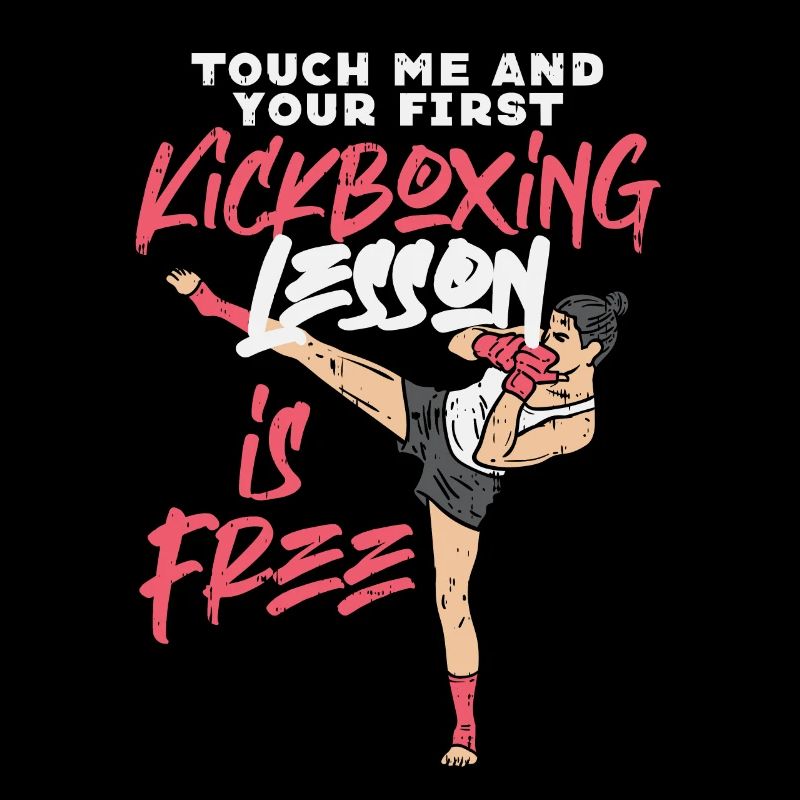 Lustiges Kickboxen Kickboxer Boxen Geschenk