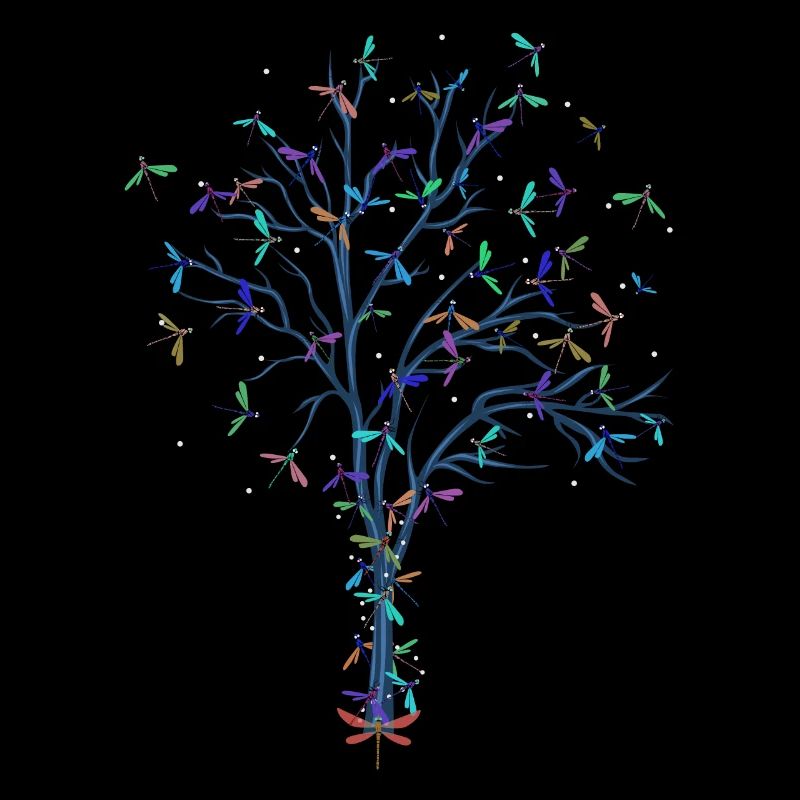 Libellen Baum