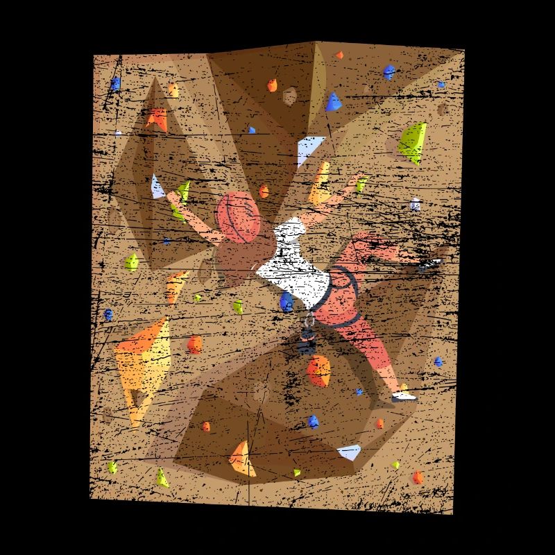 Climbing climbing wall