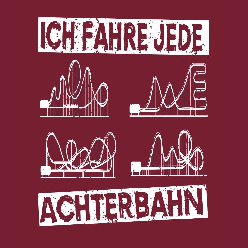 Achterbahn Rollercoaster Freizeitpark Geschenkidee