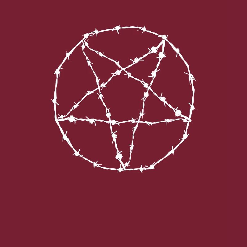 Pentagram stacheldraht Geschenkidee