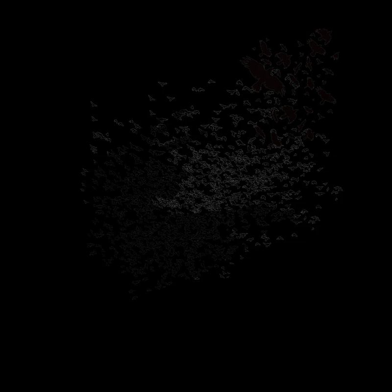 Vikings - Graphique des corbeaux Walhalla