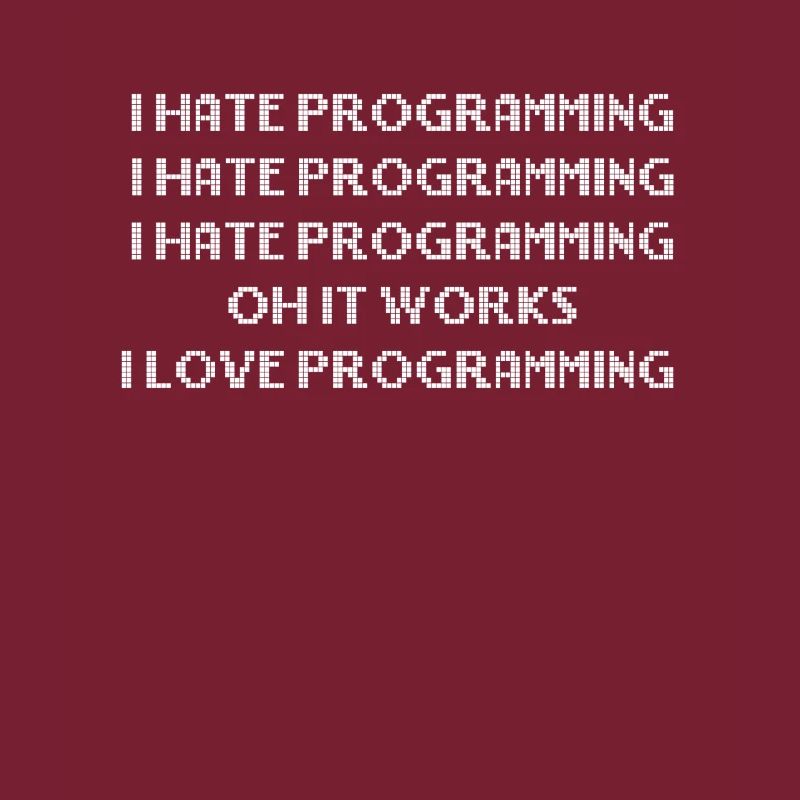 I Hate Programming Programmer Programmierer
