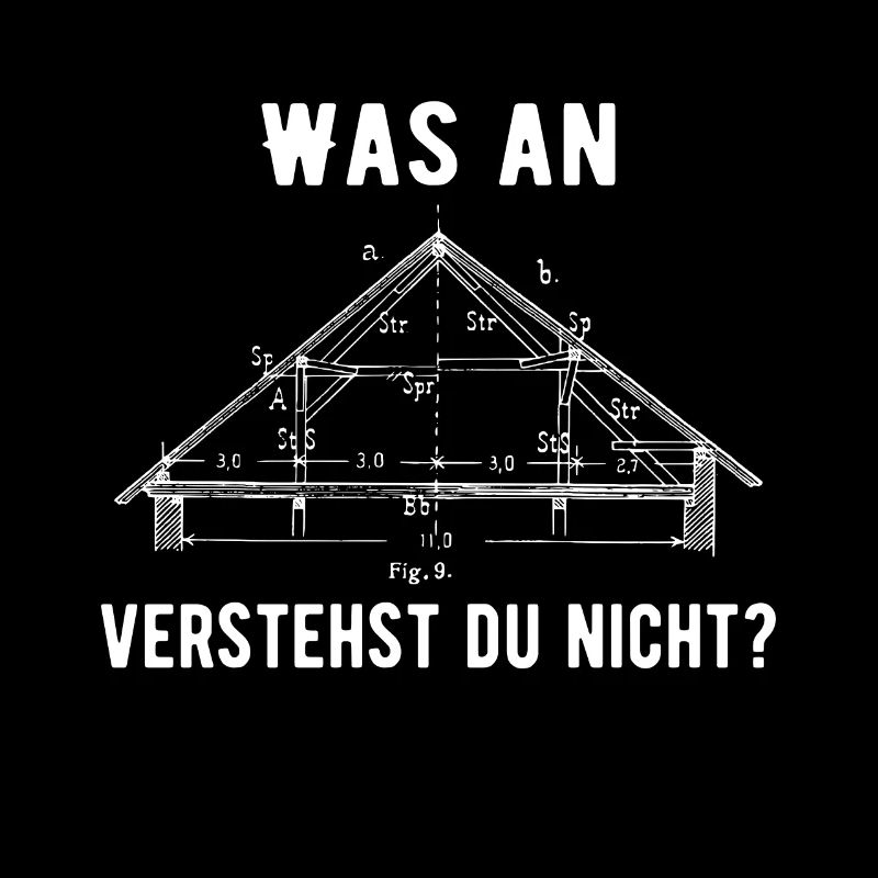 Zimmerer Handwerker Spruch Geschenk Zimmermann