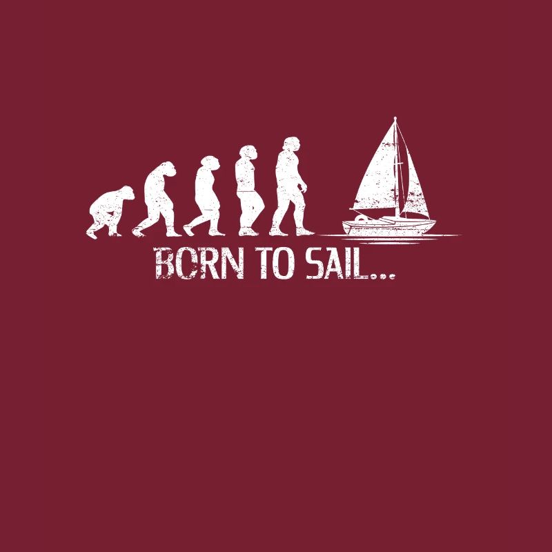 Sailing evolution boat sailor captain ship