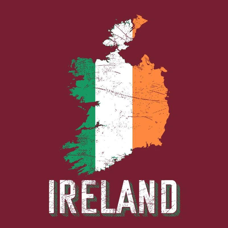 République d’Irlande Forme Carte géographique