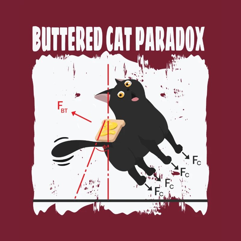 Buttered Cat Paradox Math Physics Cat