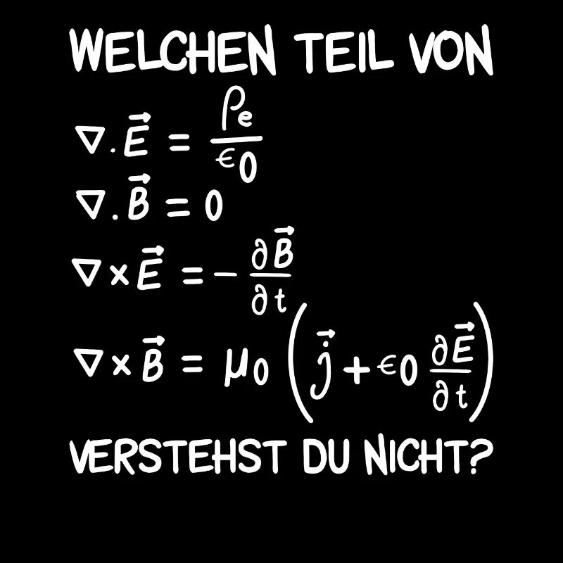 Welchen Teil von Maxwell Gleichungen Geschenk