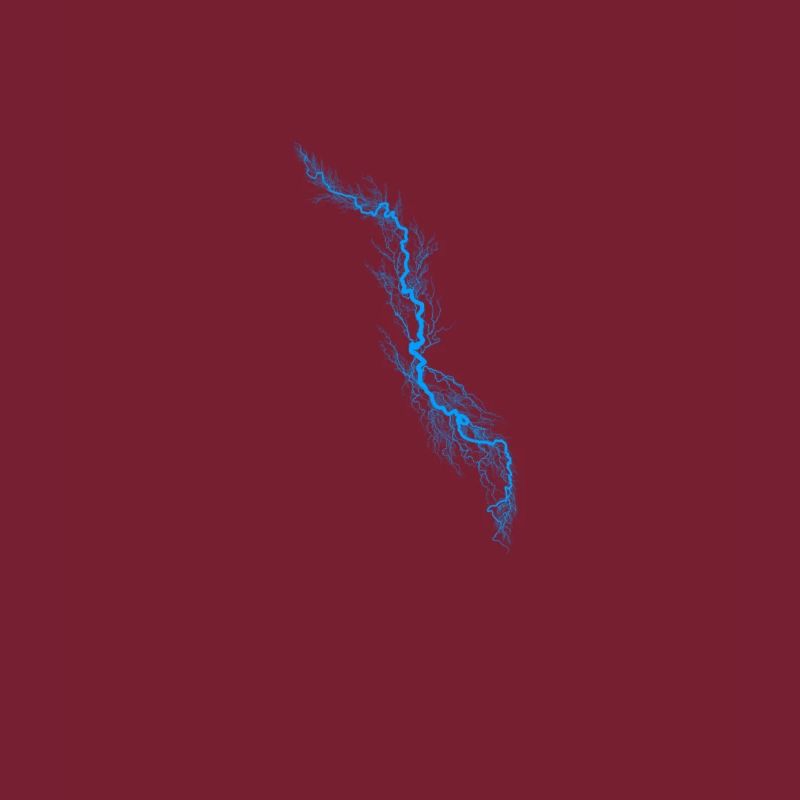 Blue Lightning Personalizable Thunderstorm Current