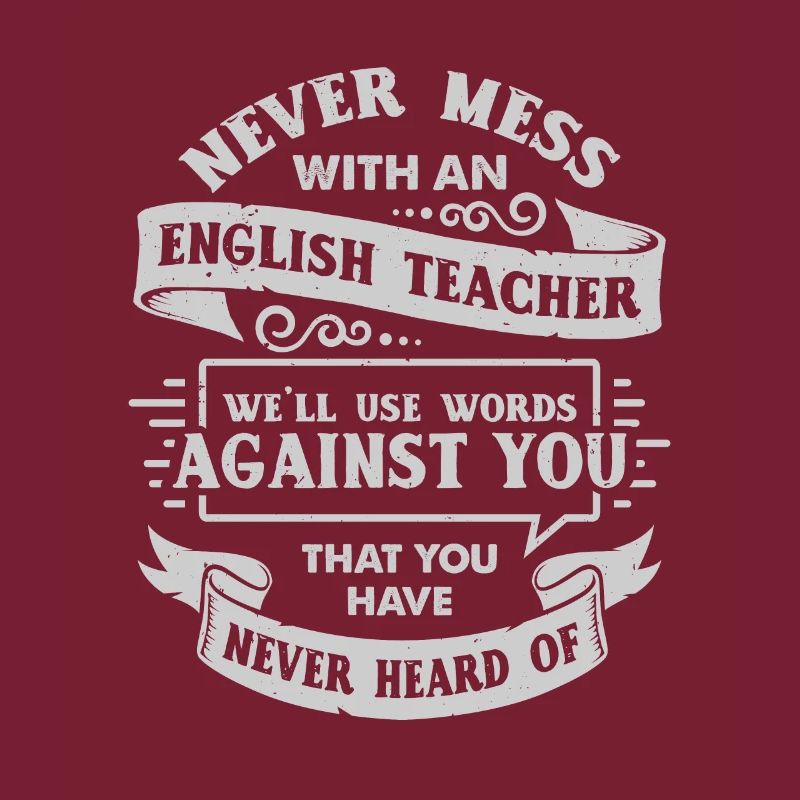 Englisch Lehrer Beruf Job Englischlehrer Geschenk