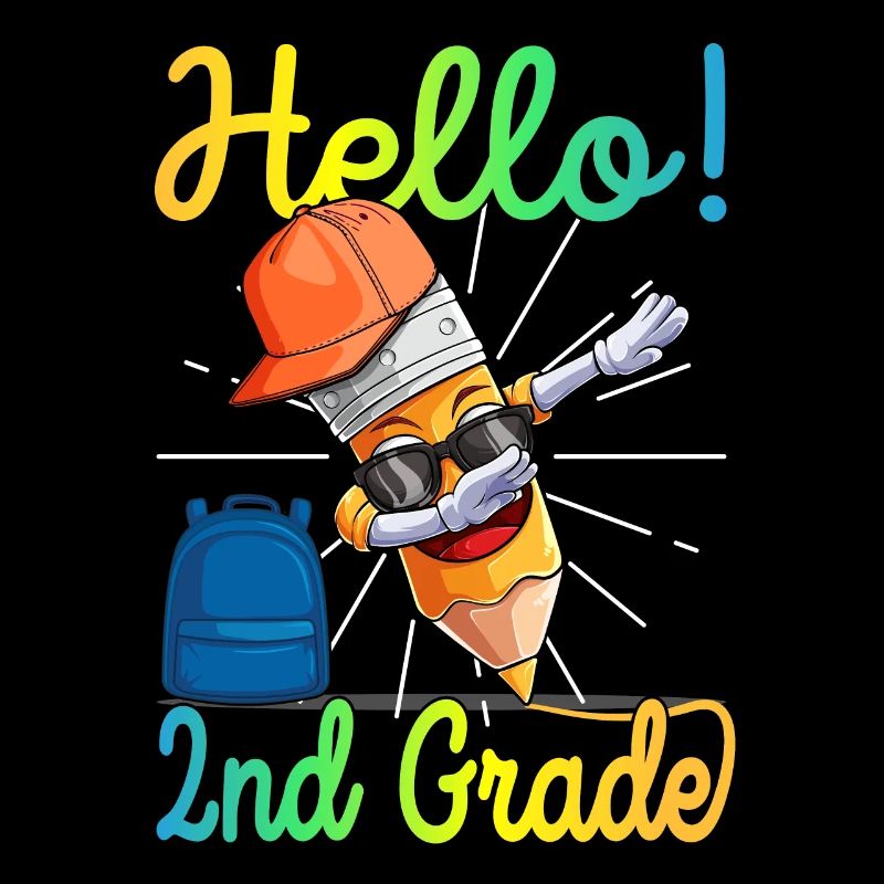 2nd Grade Second Grader Elementary School Pencil
