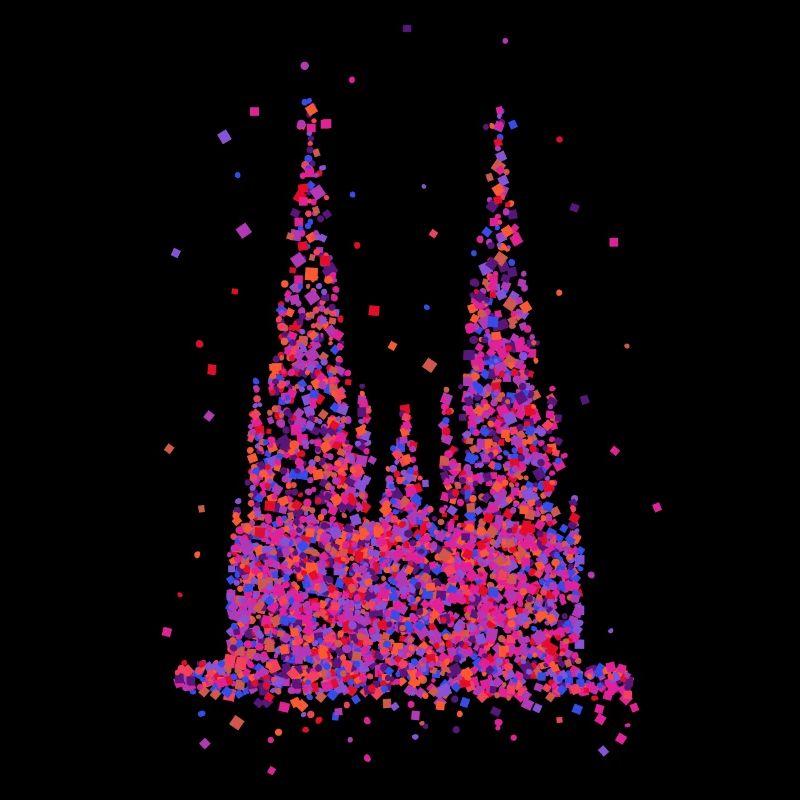 Cathédrale de Cologne Carnaval Carnaval Confettis Costume