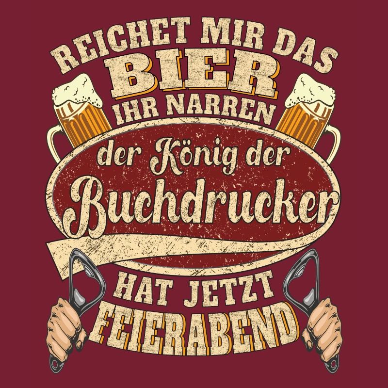 Buchdrucker Bier Feierabend