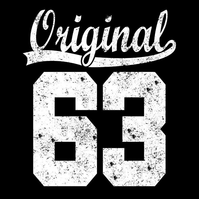 Geboren 63 Geburtstagsshirt