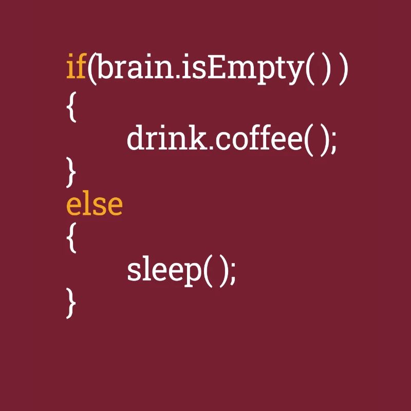 Programmeur Étudiant en informatique Tired Coffee C++