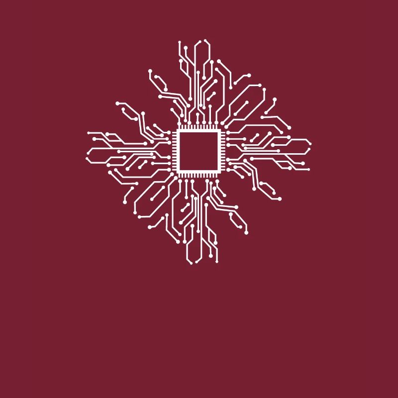 Platine Chip Circuitboard mit CPU Computer Design