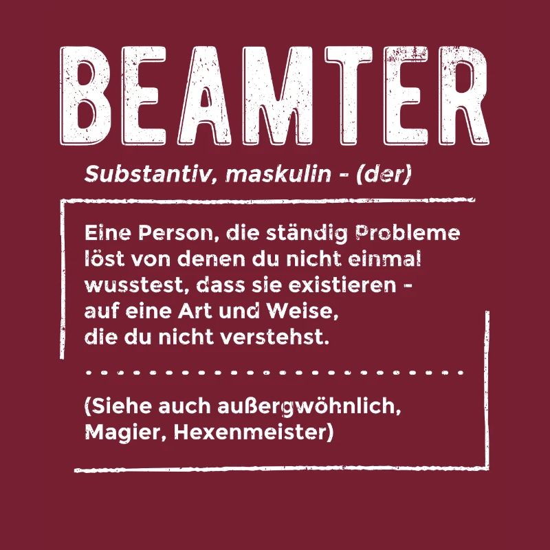 Beamter Definition - Beamter Kaffee Geschenk