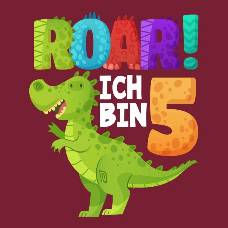 Ich Bin 5 Dinosaurier 5. Geburtstag Jungs Geschenk