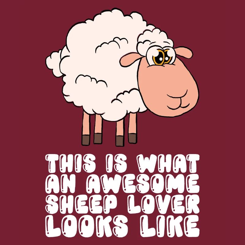 This is what a great sheep lover looks like
