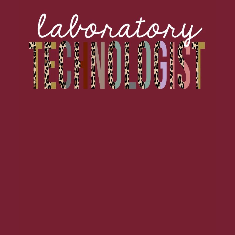 Cadeau drôle d'impression de léopard de technologue de laboratoire