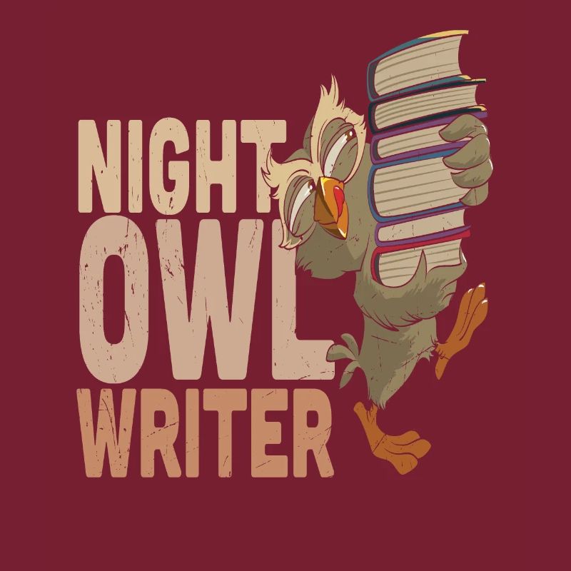 Night Owl Écrivain Écrivant des citations